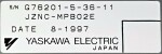 Yaskawa JZNC-MPB02E